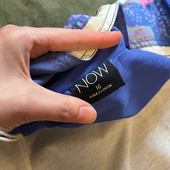 VINTAGE full-zip lightweight abstract windbreaker jacket - Picture 10 of 12